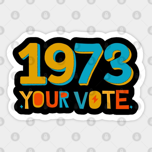 1973 Sticker by Myartstor 